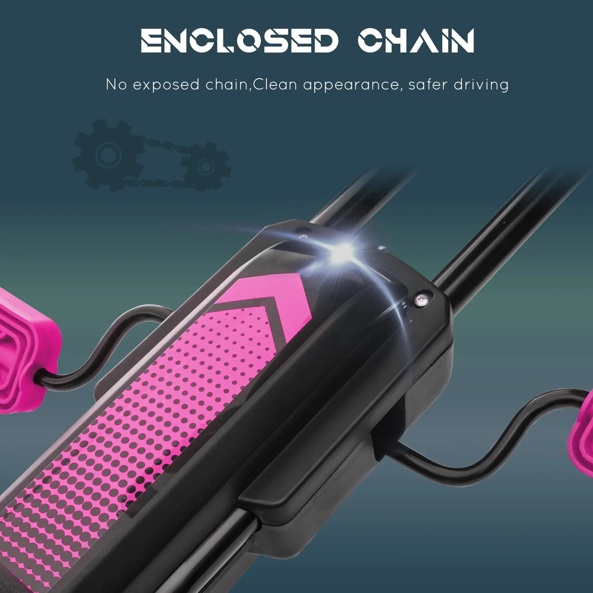 Adjustable Seat Pedal Go Kart, Rubber Wheels Shock Absorb, Pink Pedal Go Karts for Kids at Gallery Canada