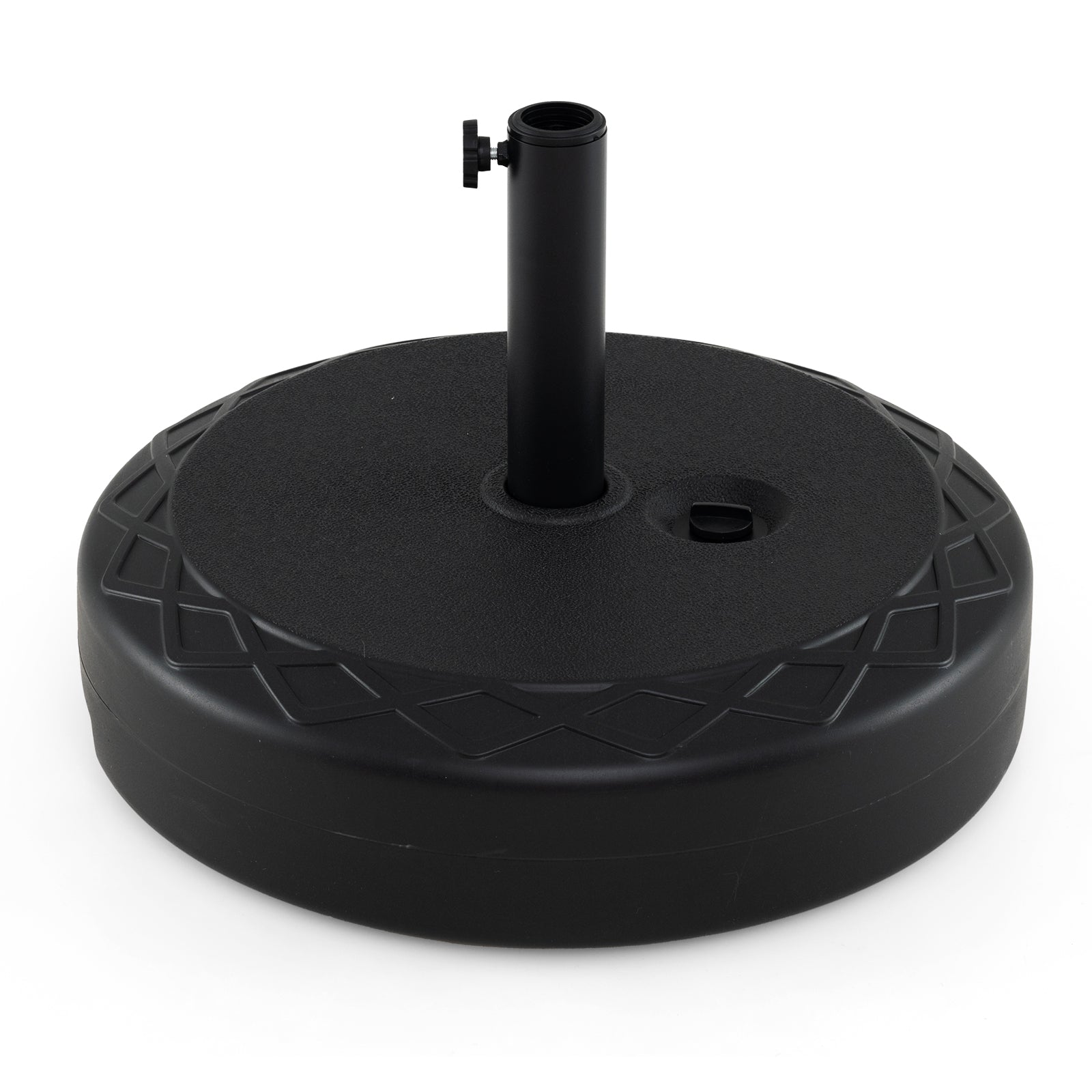 90 LBS Heavy Duty Sand Filled Umbrella Base, Black Outdoor Umbrella Bases at Gallery Canada