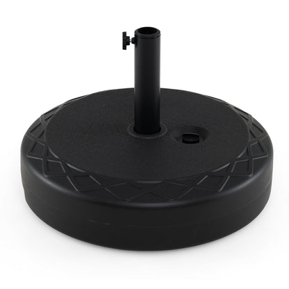 90 LBS Heavy Duty Sand Filled Umbrella Base, Black Outdoor Umbrella Bases at Gallery Canada