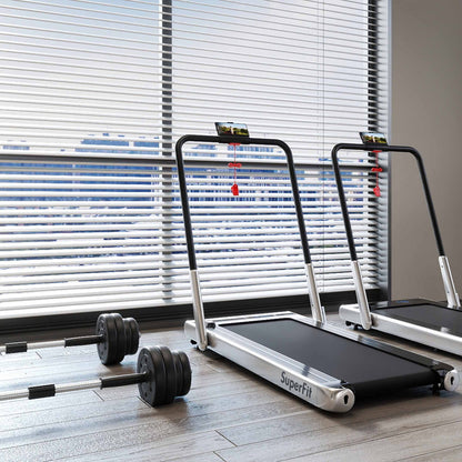 Fitness Room Set: Dumbbell Weight Set+3-in-1 3HP Folding Treadmill Exercise Machines at Gallery Canada