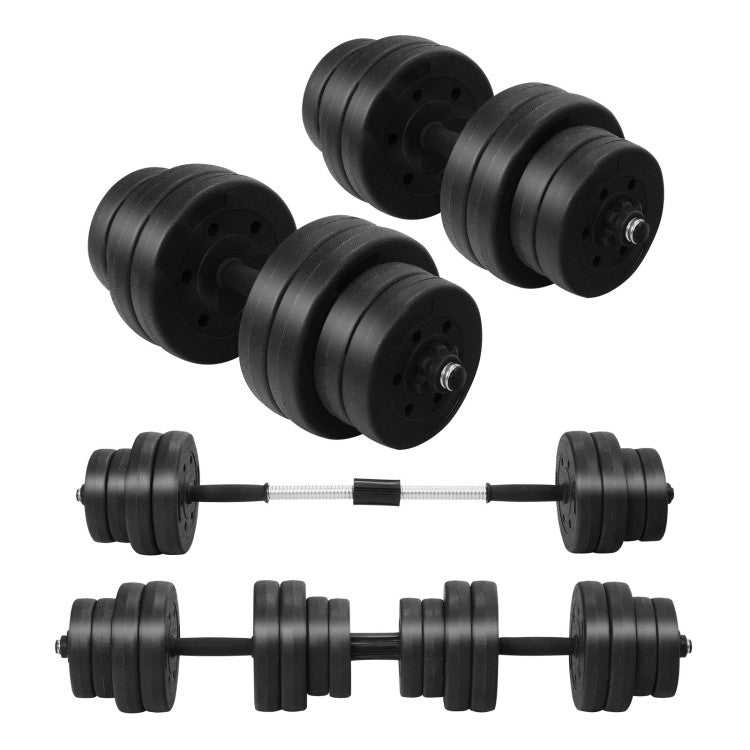 Fitness Room Set: Dumbbell Weight Set+3-in-1 3HP Folding Treadmill Exercise Machines at Gallery Canada