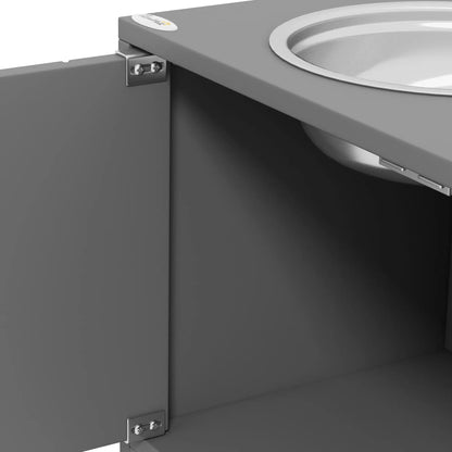 Elevated Dog Bowls for Large Dogs, 2 Stainless Steel Bowls, Grey Dog Bowls at Gallery Canada