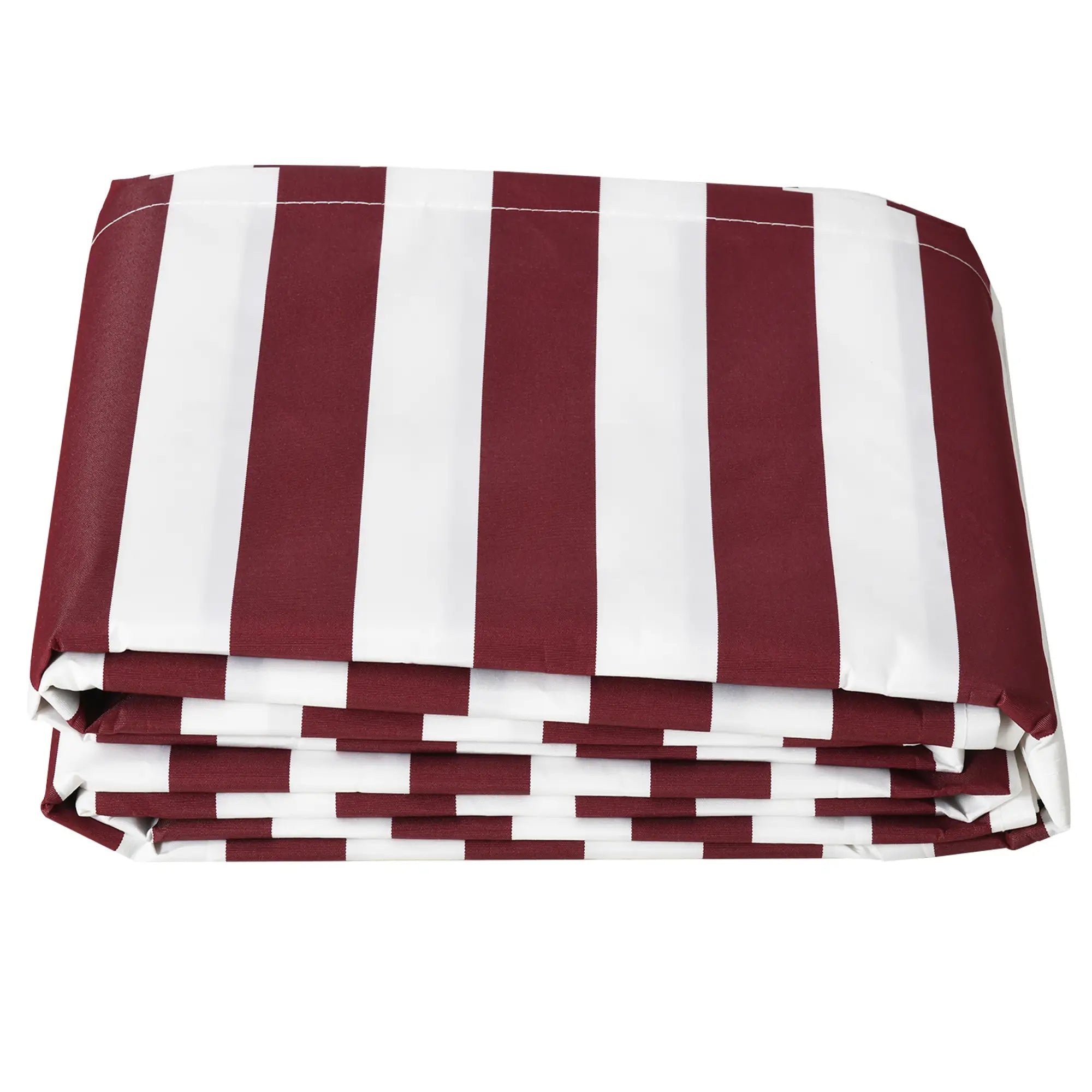11' x 10' Retractable Awning Fabric, UV Protection, Red & White Awning Fabric Replacement at Gallery Canada