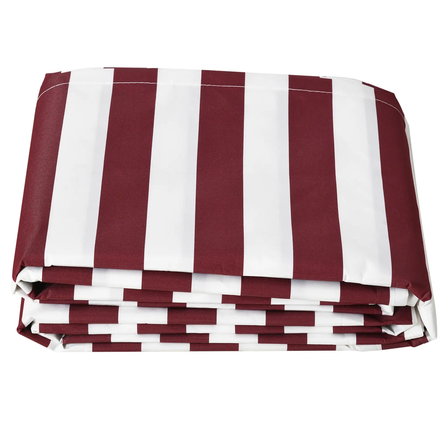 11' x 10' Retractable Awning Fabric, UV Protection, Red & White Awning Fabric Replacement at Gallery Canada