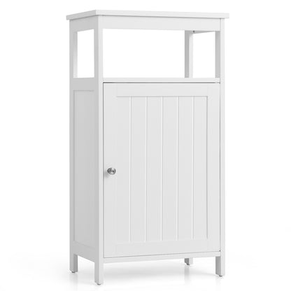 Floor Cabinet Multifunction Storage Rack Organizer Stand, White Floor Cabinets at Gallery Canada