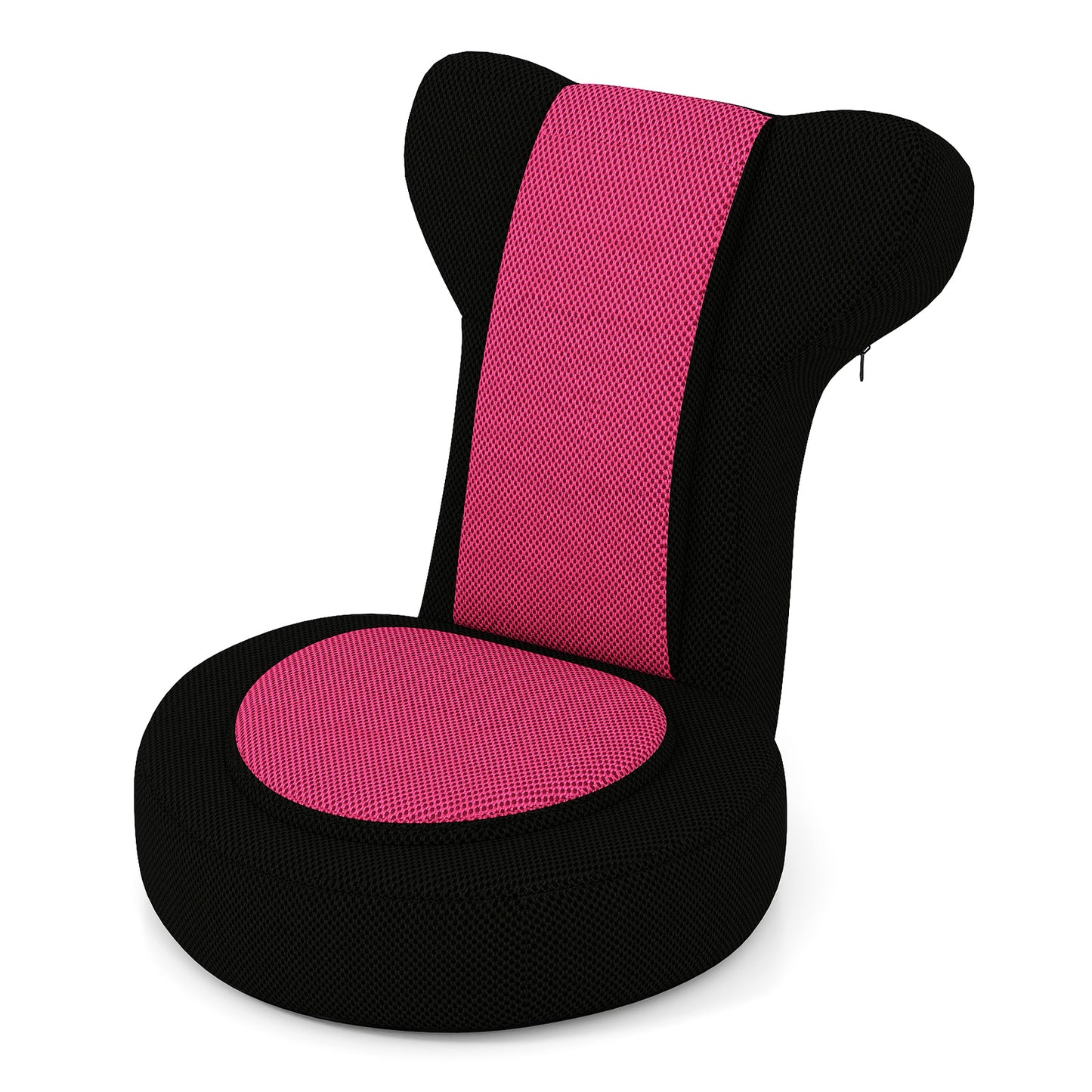 Floor Comfy Gaming Leisure Chair with Adjustable Headrest and Backrest, Pink Floor Chairs at Gallery Canada