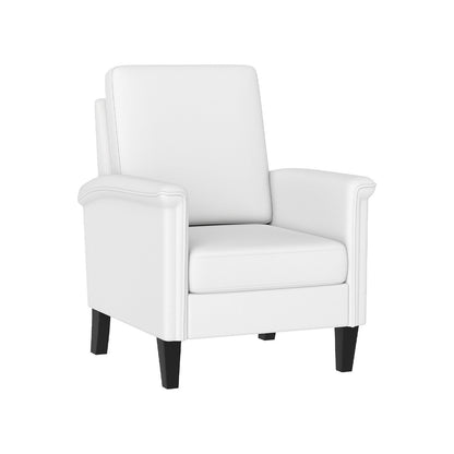 Floral Accent Chair Farmhouse Boho Armchair with Solid Wood Legs and High Back, Beige Sofas & Loveseats Beige at Gallery Canada