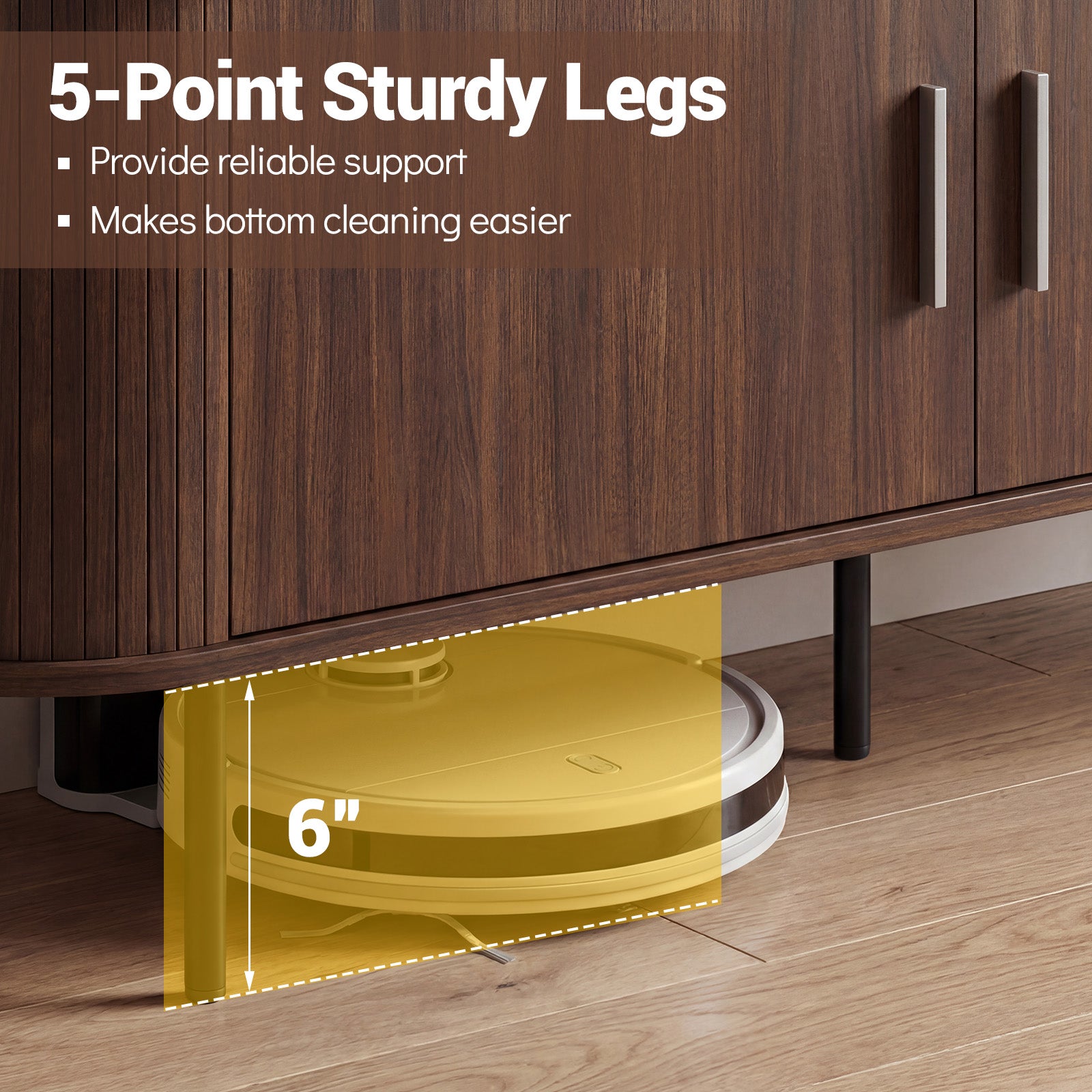 Fluted TV Stand, 60