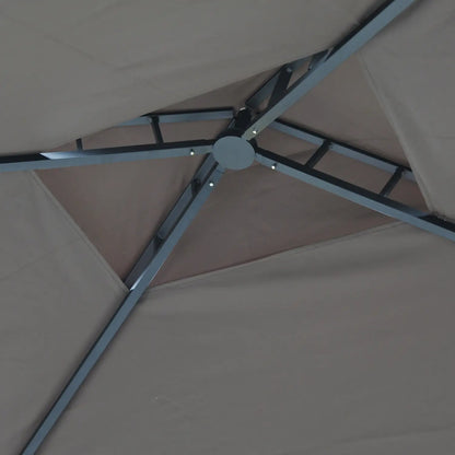 8' x 5' Grill Gazebo, Double Tiered Tent Pavilion, Garden Sun Shade BBQ Grill Gazebos at Gallery Canada