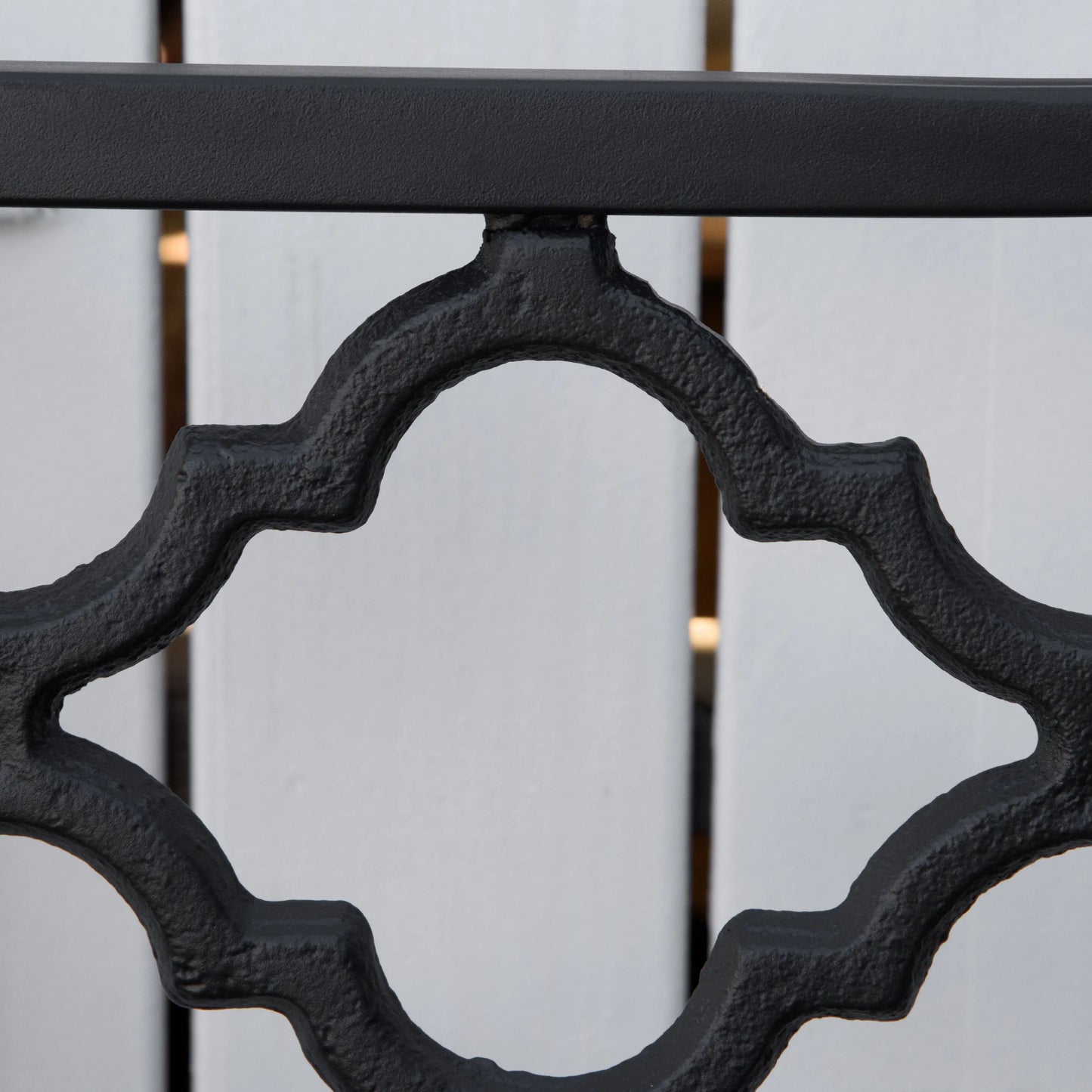 2-Seater Steel Garden Bench, Antique Outdoor Loveseat, Black Outdoor Benches at Gallery Canada