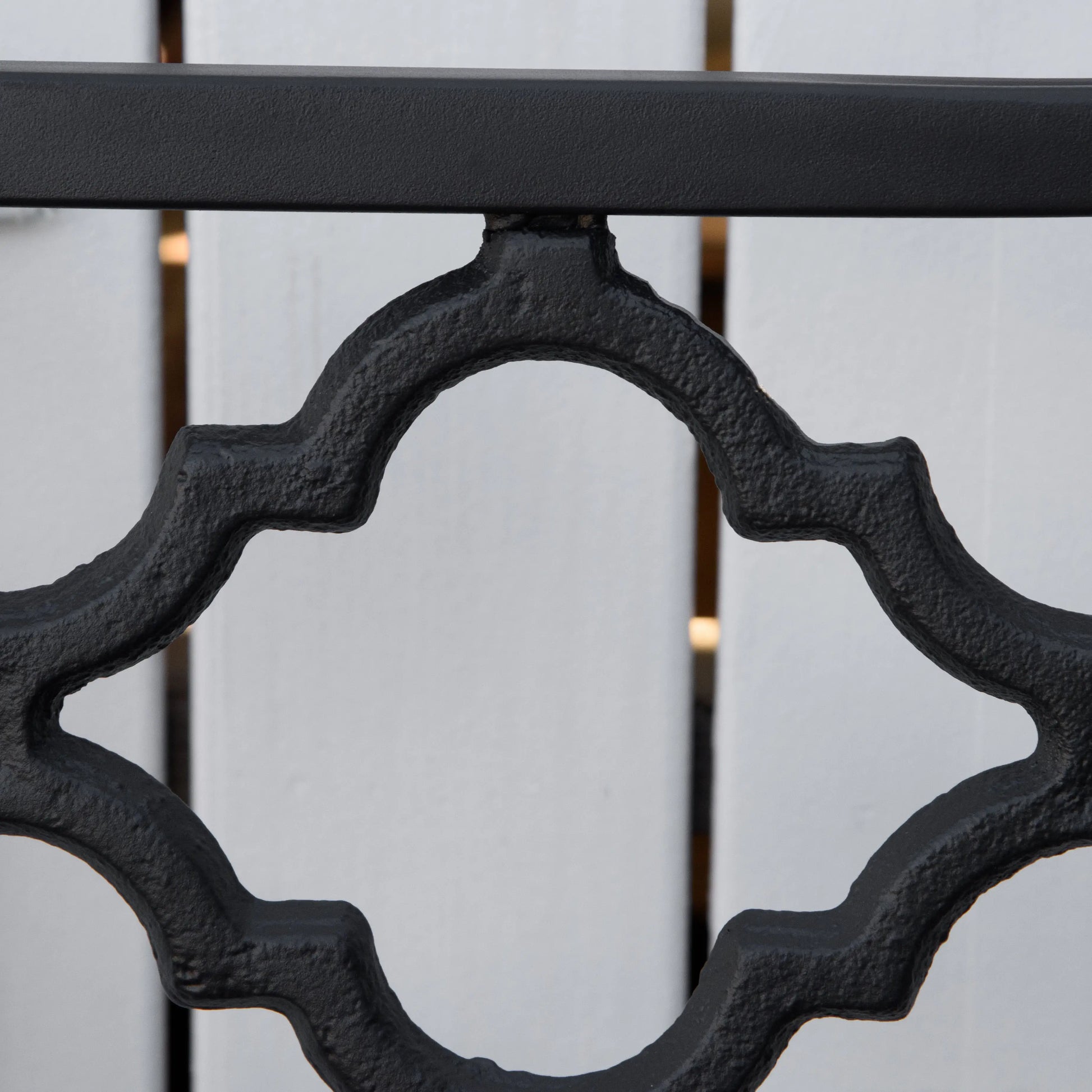 2-Seater Steel Garden Bench, Antique Outdoor Loveseat, Black Outdoor Benches at Gallery Canada