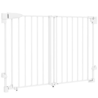 29"-44" Wide Dog Gate, 29" H, Auto-Close, Wall-Mounted Pet Gates White at Gallery Canada