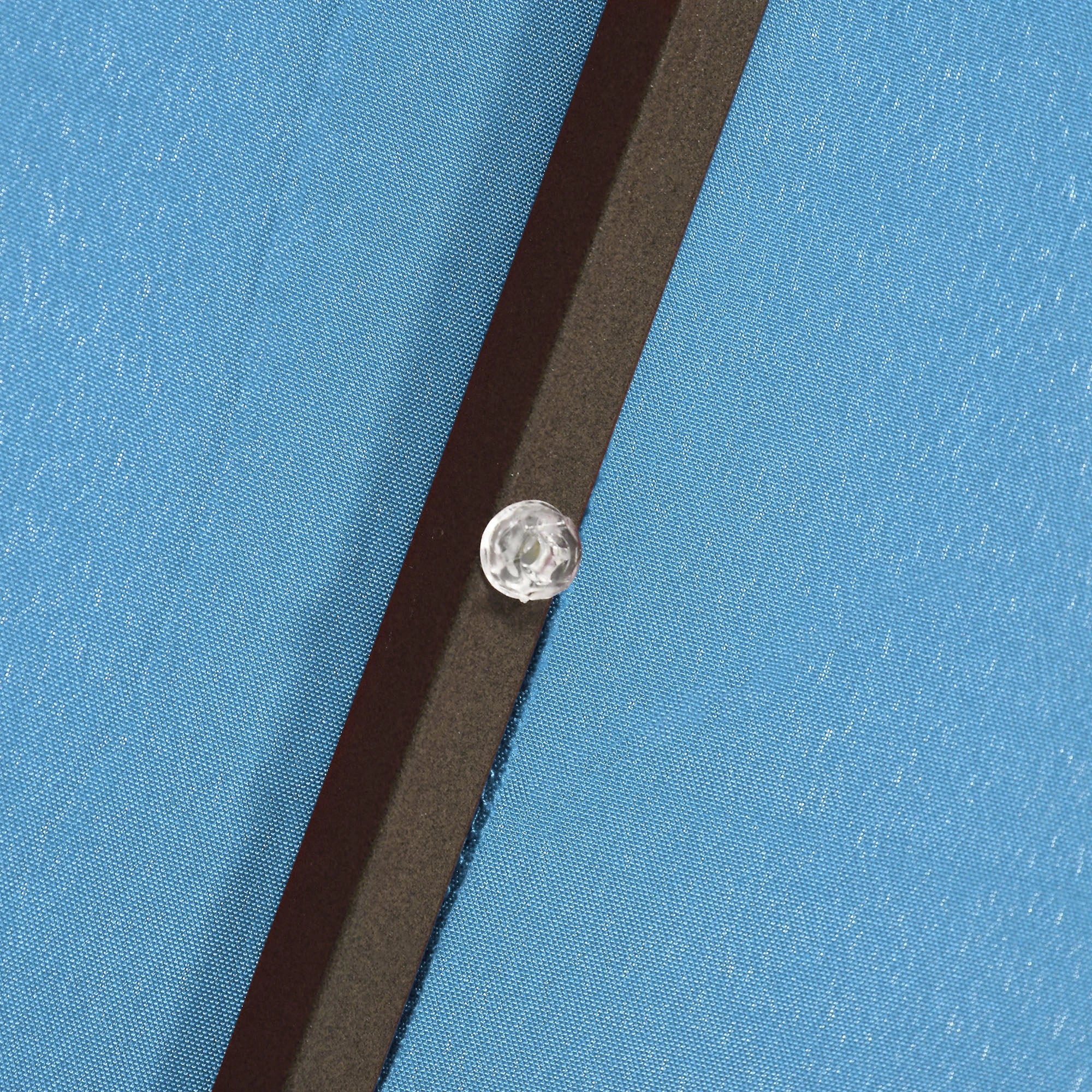 6.5x10ft Rectangle Solar Tilt Umbrella, Aluminum, LEDs, Turquoise Sun Umbrellas at Gallery Canada