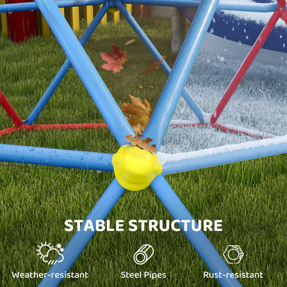 6 FT Climbing Dome Jungle Gym, UV-Resistant Steel, 396 lbs, Ages 3-8, Rust Gym Sets & Swings at Gallery Canada
