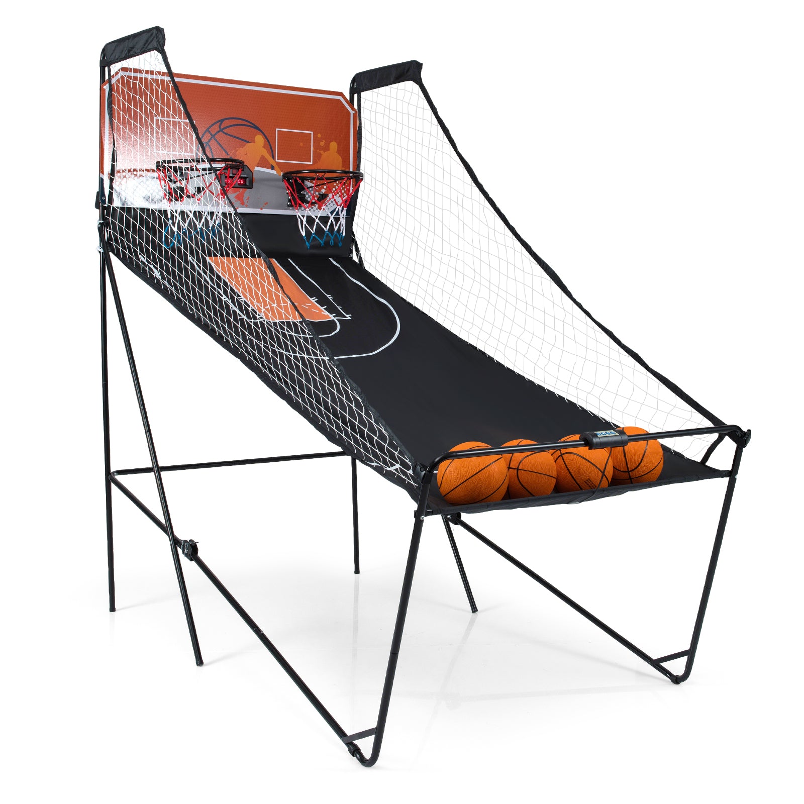 Foldable Basketball Arcade Game Kids Basketball Hoop Machine with 8 Exciting Playing Modes Game Room Options at Gallery Canada