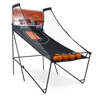 Foldable Basketball Arcade Game Kids Basketball Hoop Machine with 8 Exciting Playing Modes Game Room Options at Gallery Canada