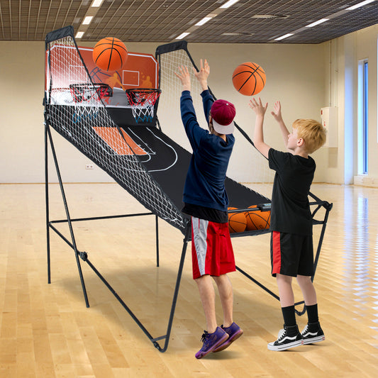 Foldable Basketball Arcade Game Kids Basketball Hoop Machine with 8 Exciting Playing Modes Game Room Options at Gallery Canada