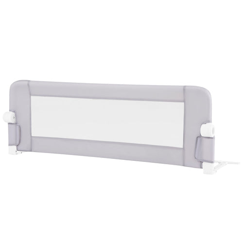 Foldable Bed Rail Baby Bed Guard, Light Gray