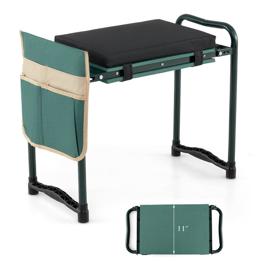 Foldable Garden Kneeler And Seat, Green Garden Tools Green at Gallery Canada