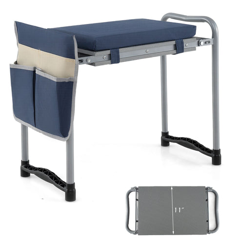 Foldable Garden Kneeler And Seat, Navy