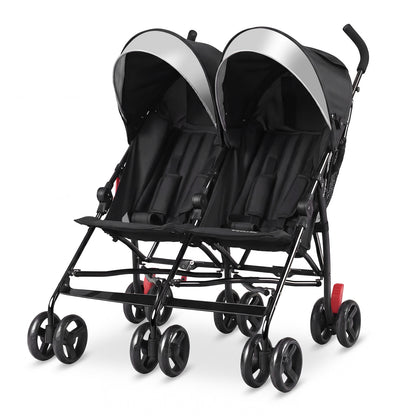 Foldable Twin Baby Stroller, Ultralight Umbrella, Black Baby Strollers at Gallery Canada
