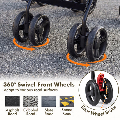 Foldable Twin Baby Stroller, Ultralight Umbrella, Black Baby Strollers at Gallery Canada