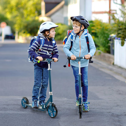 Folding Aluminum Alloy Scooter, 3 Adjustable Heights, Blue Scooters at Gallery Canada