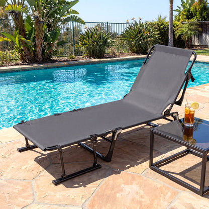 Folding Camping Cot With Mattress, 3 In 1 Convertible Sofa Sleeper, Gray Camping Furniture at Gallery Canada