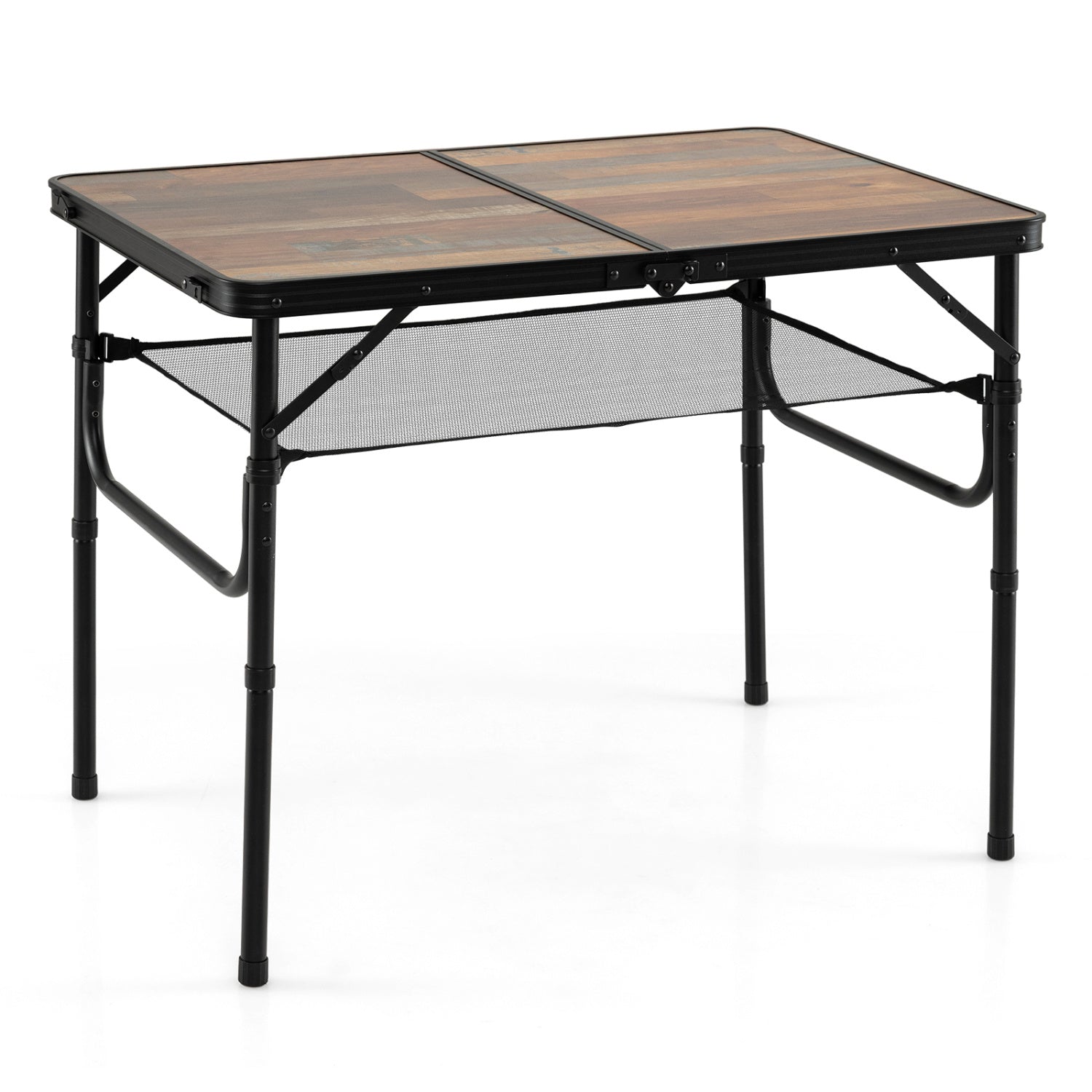Folding Camping Table, Adjustable Height, With Storage Net Picnic Tables at Gallery Canada