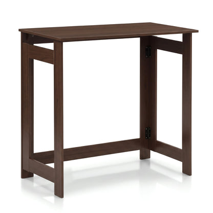Folding Console Table with Foldable Legs, Brown Console Tables Brown at Gallery Canada