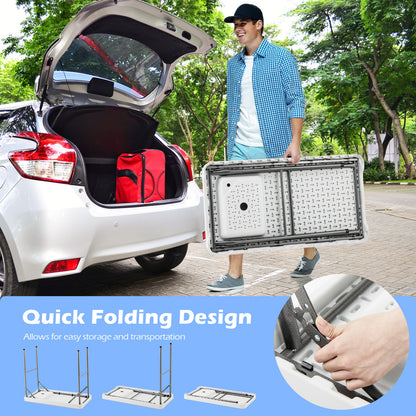 Folding Fish Cleaning Table With Rotatable Faucet