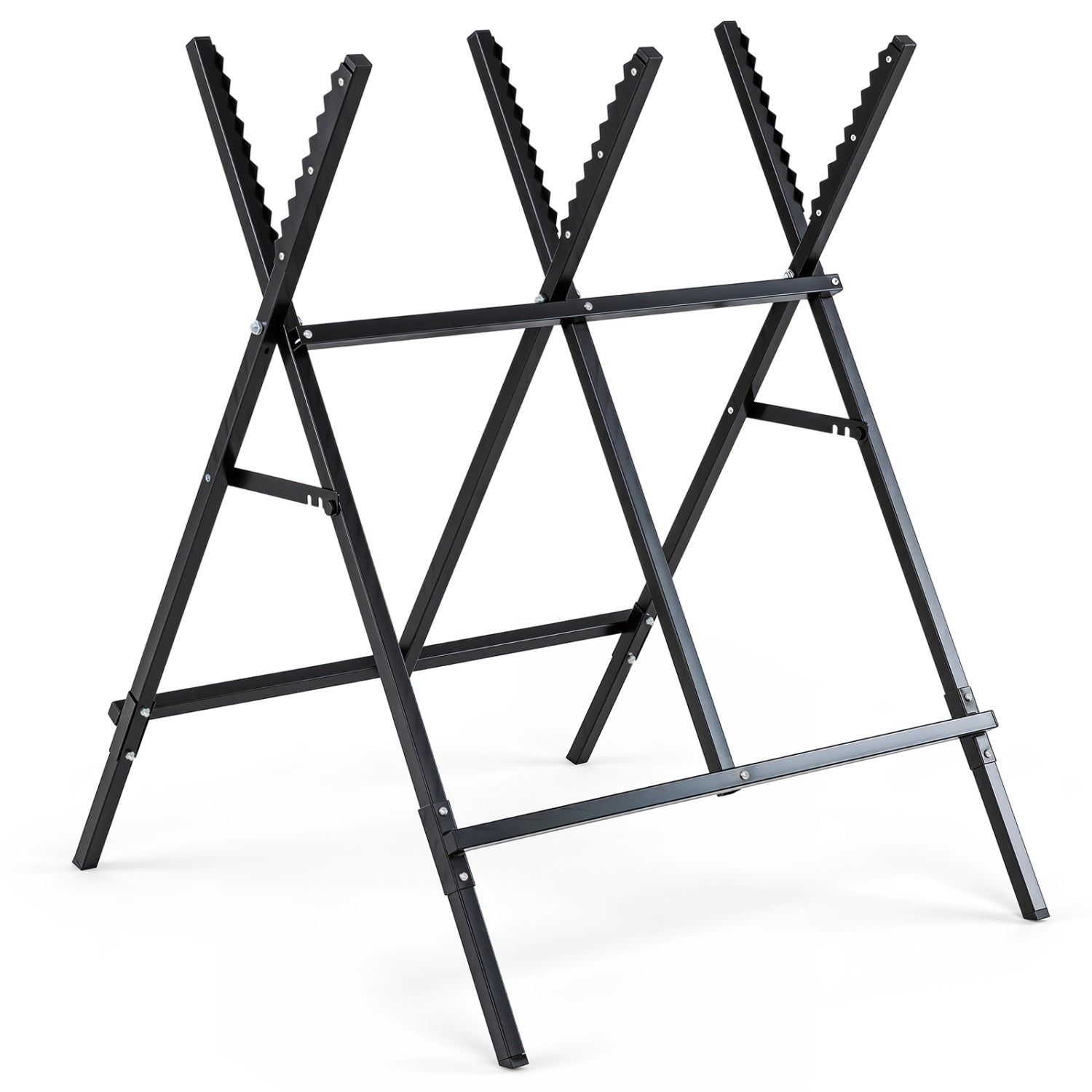 Folding Log Saw Horse, Black Garages at Gallery Canada