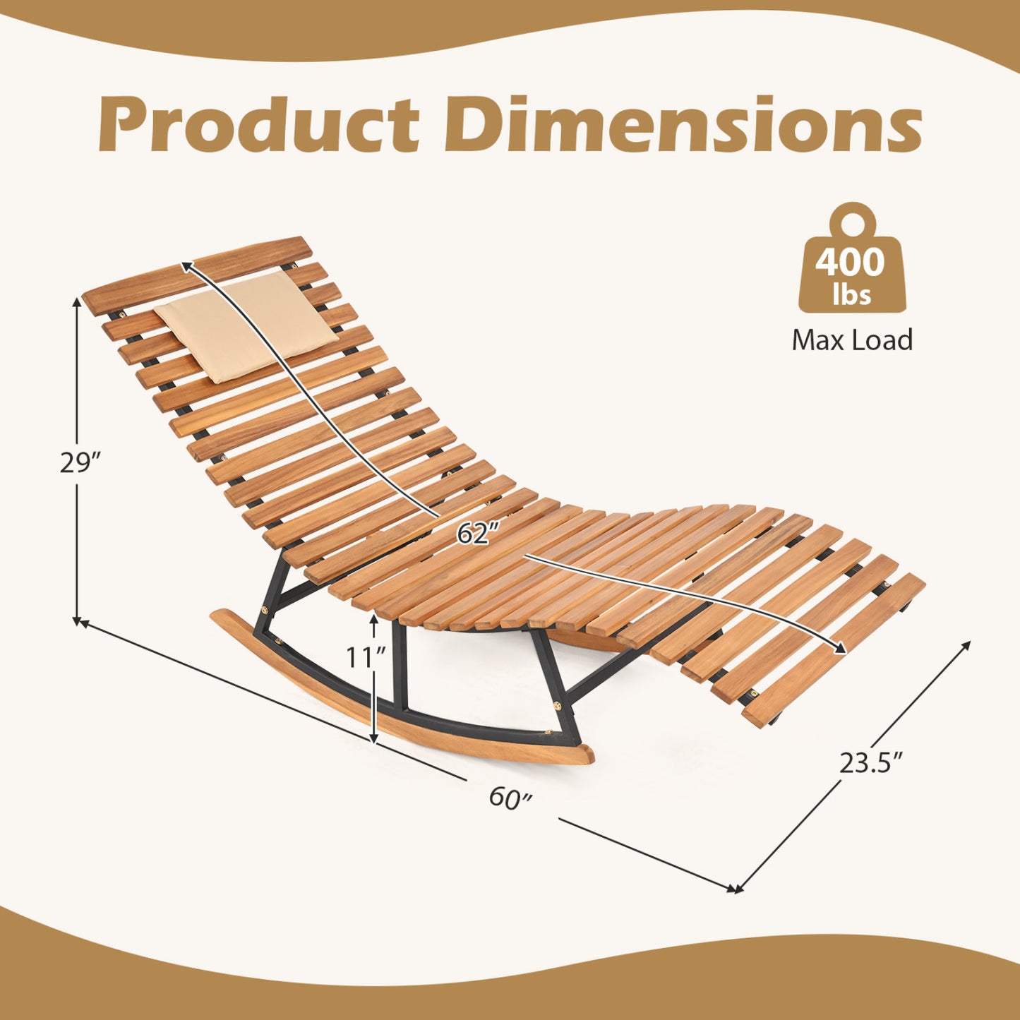 Folding Eucalyptus Outdoor Patio Lounge Chair, Red Outdoor Chaise Lounges at Gallery Canada