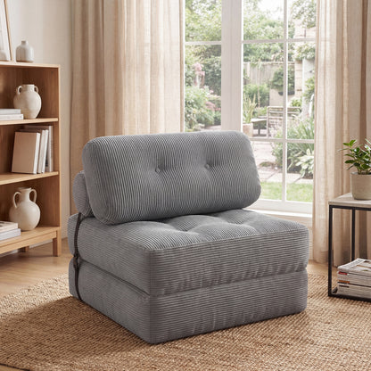 Folding Sofa Bed With Pillow, Gray Sofas & Loveseats at Gallery Canada