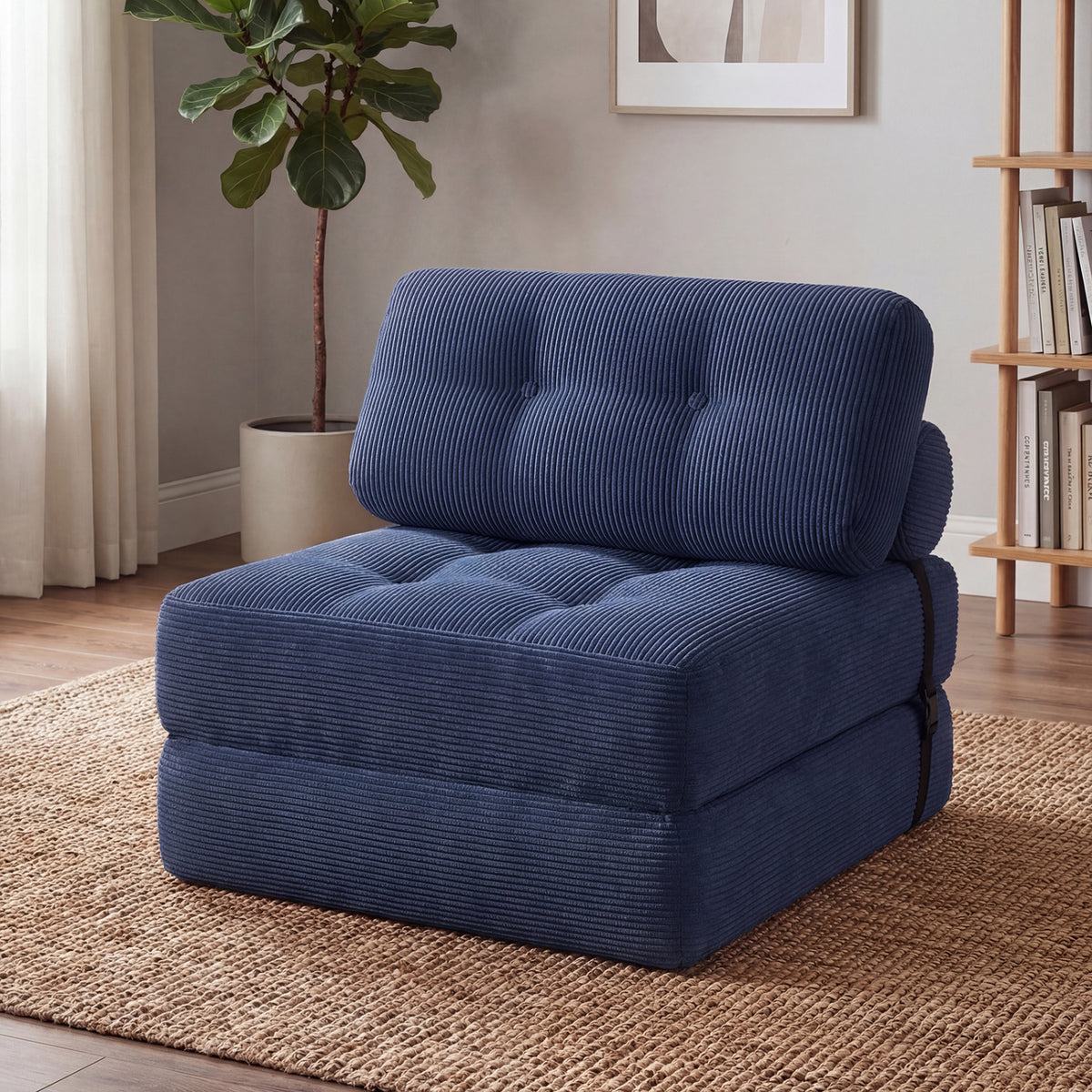 Folding Sofa Bed With Pillow, Navy Sofas & Loveseats at Gallery Canada