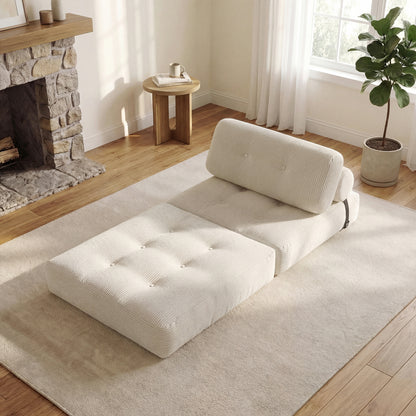 Folding Sofa Bed, With Pillow And Back Support, Beige Sofas & Loveseats at Gallery Canada