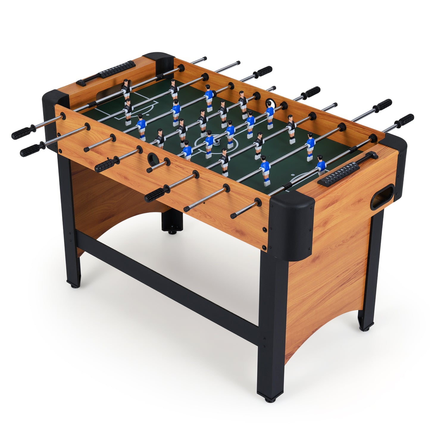Foosball Table Competition Full Size Soccer Game Table with 22 Players, Natural
