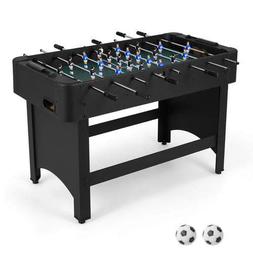 Foosball Table Competition Full Size Soccer Game Table with 22 Players, Black