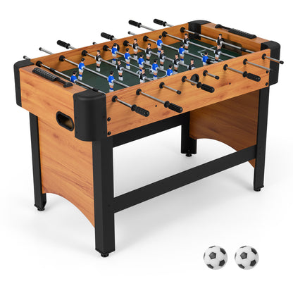 Foosball Table Competition Full Size Soccer Game Table with 22 Players, Natural Game Room Natural at Gallery Canada