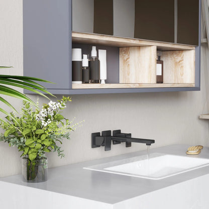 Wall Mounted Medicine Cabinet with Mirror, Shelves, Grey Mirror Medicine Cabinets at Gallery Canada