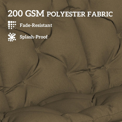 Water-Repellent Bench Cushion, 59.1" x 39.4", Khaki Patio Chair Cushions at Gallery Canada