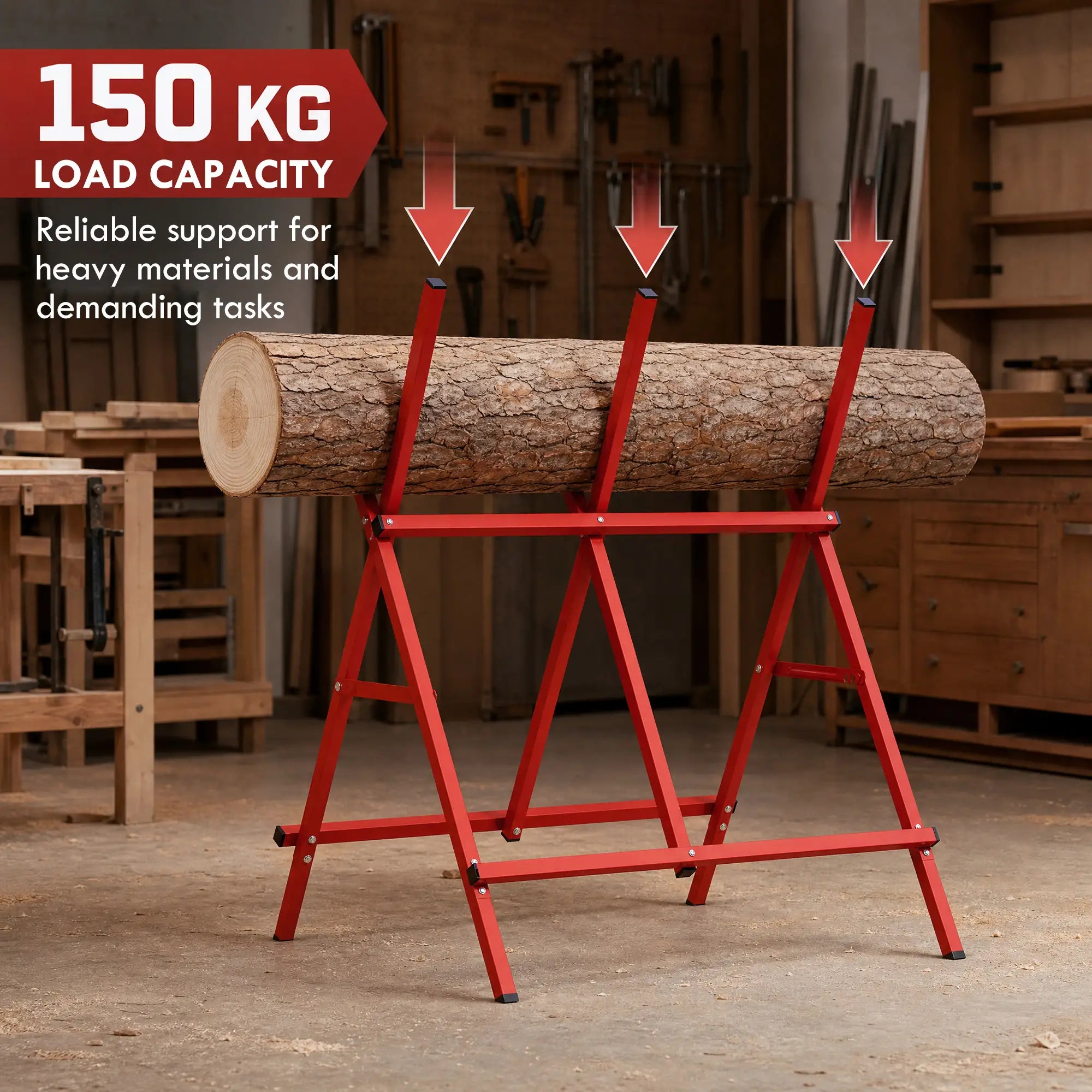 Foldable Saw Horse, Heavy Duty Cutting Stand, A-Frame Tool Organizers at Gallery Canada