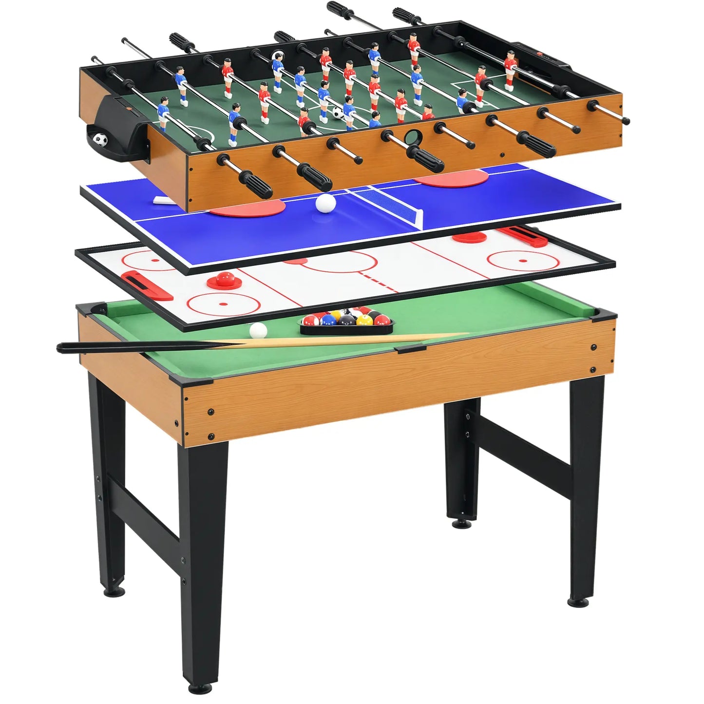 43'' Multi-Gaming Table, Billiards Hockey Tennis Foosball, Family Fun Game Tables at Gallery Canada