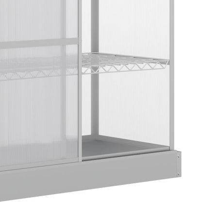 Aluminum Cold Frame Greenhouse, Openable Top, 2 Shelves, Indoor Outdoor Greenhouses at Gallery Canada