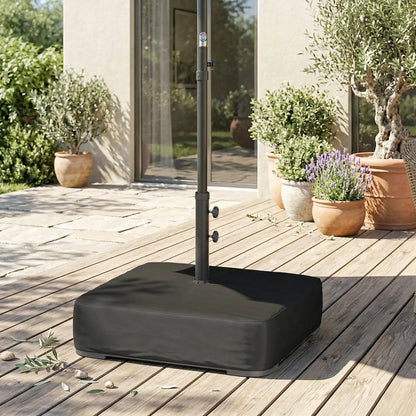 Sand Filled Parasol Base, 176 lbs, Heavy Duty Stand, Black Umbrella Bases at Gallery Canada