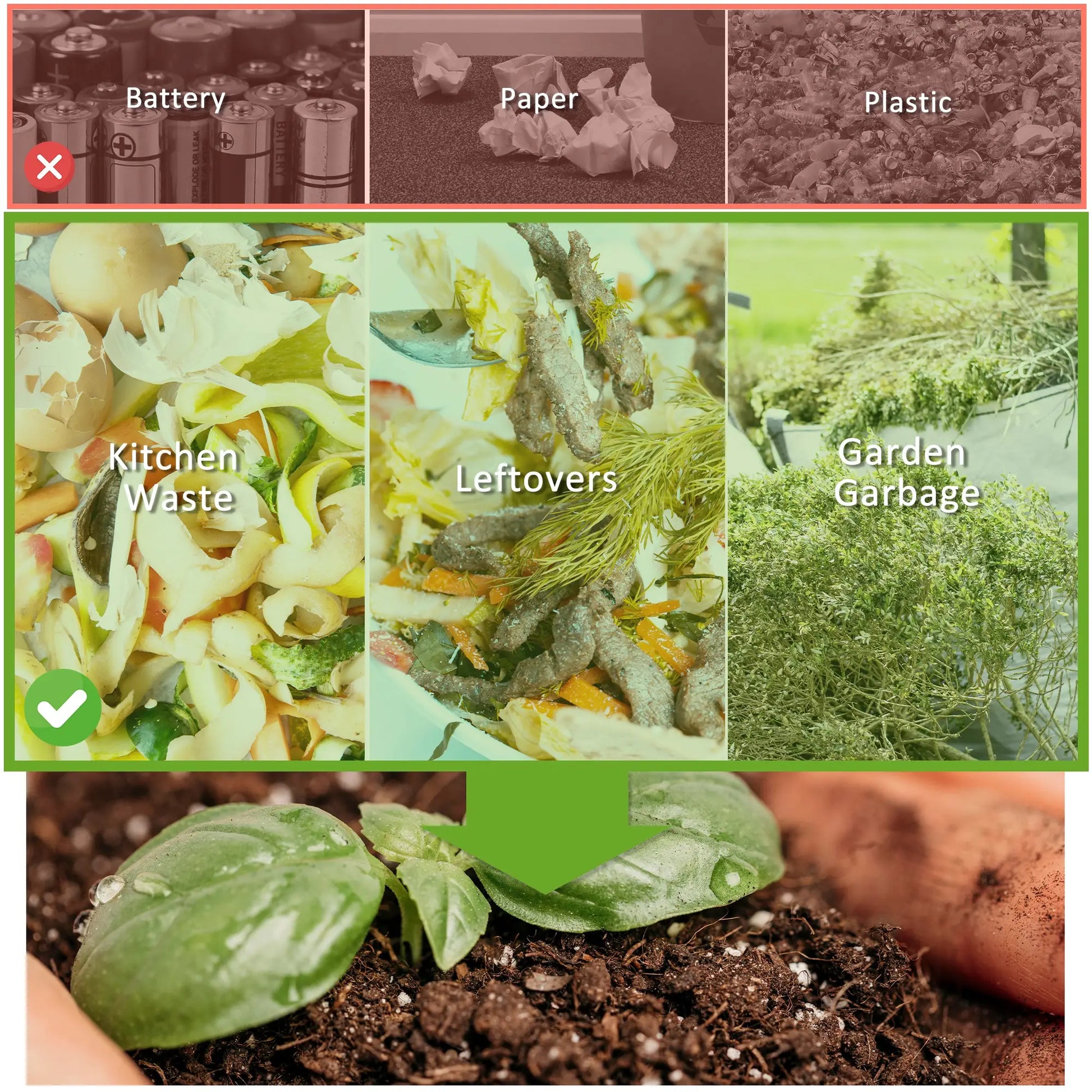 Dual Chamber Compost Bin, 43 Gallon, 360° Rotating, Blue Garden Accessories at Gallery Canada