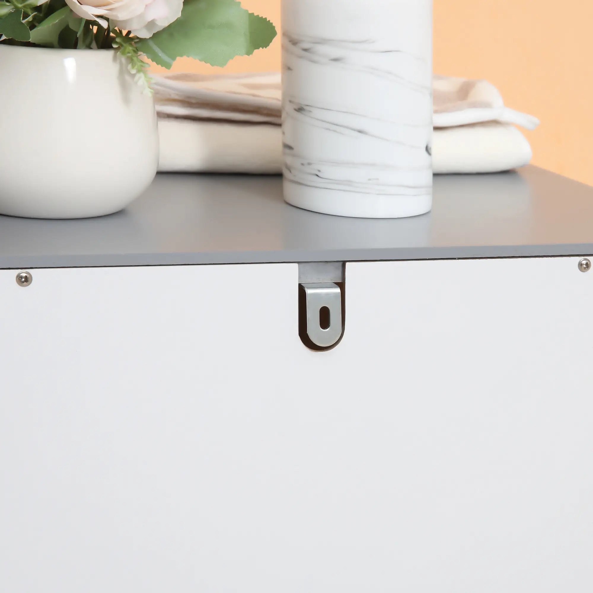 3-Piece Bathroom Set, Tall and Small Cabinets, Wall Mount Mirror, White Storage Cabinets at Gallery Canada