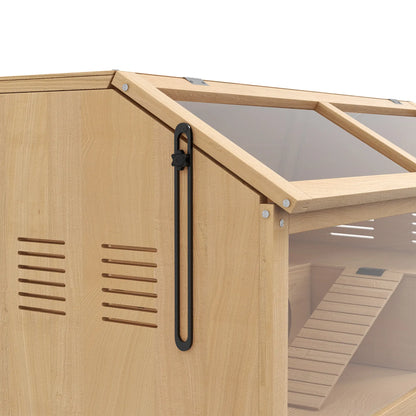 Wooden Rat Cage with Suspension Bridge, Ladders, Openable Top Hamster Cages at Gallery Canada