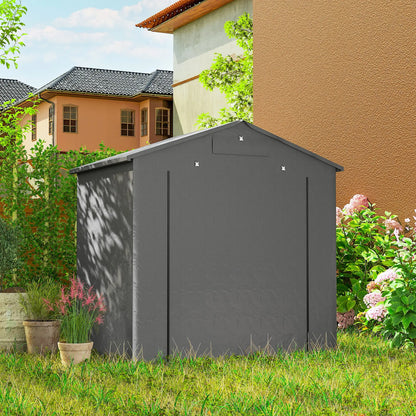 6' x 4' Portable Shed, Waterproof Bike Tent, Dark Grey Sheds at Gallery Canada