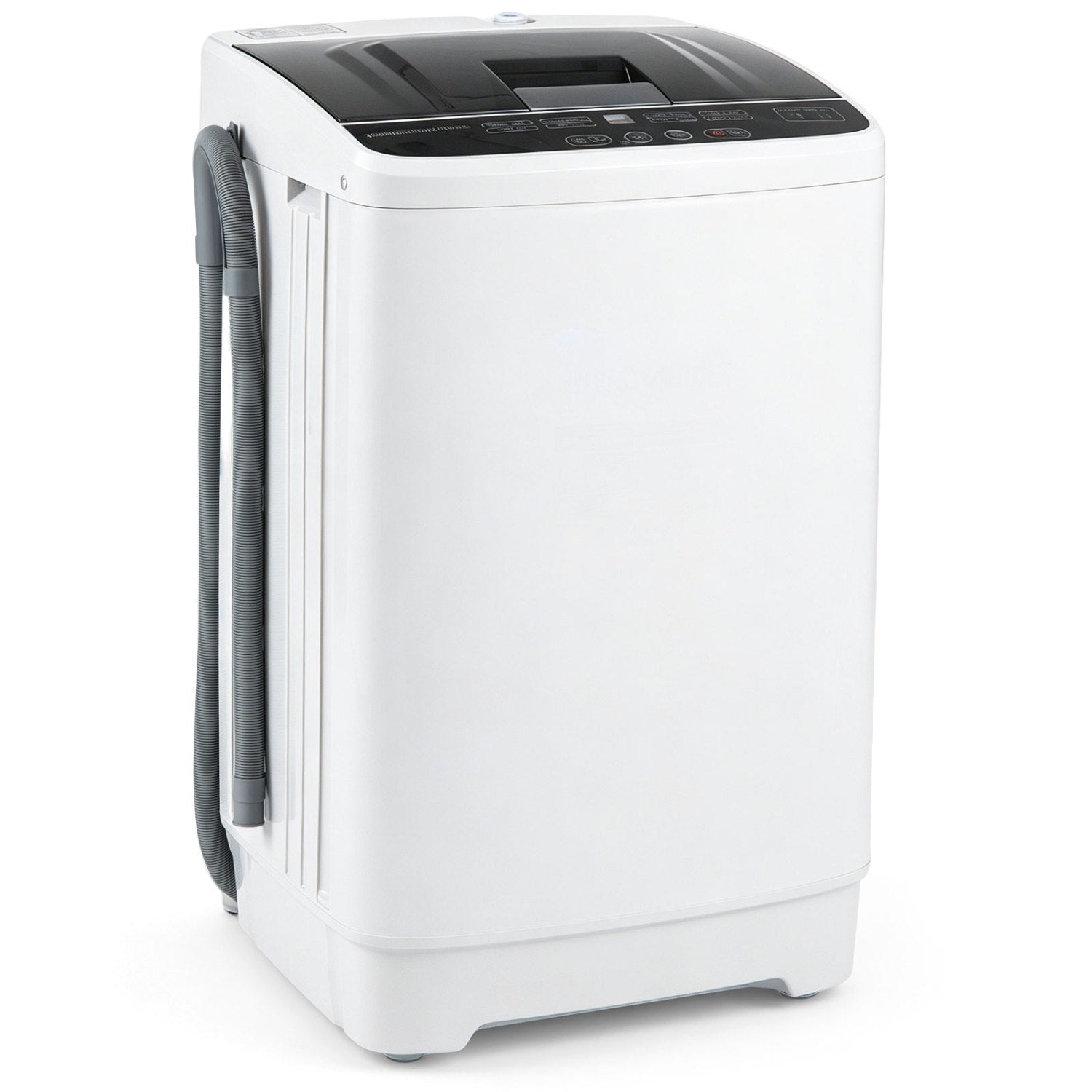 Full Automatic Washing Machine, 8 Preset Programs, White Washing Machines White at Gallery Canada